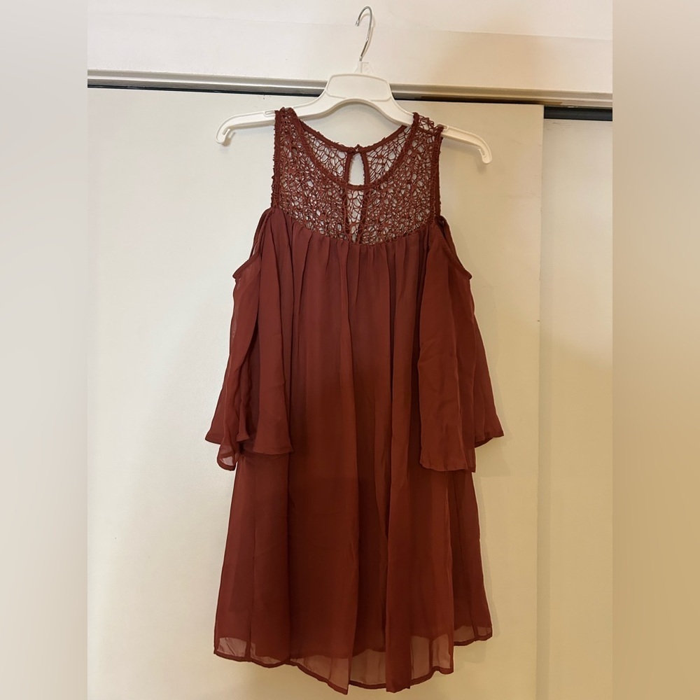 Bailey Blue Terracotta Lace Dress